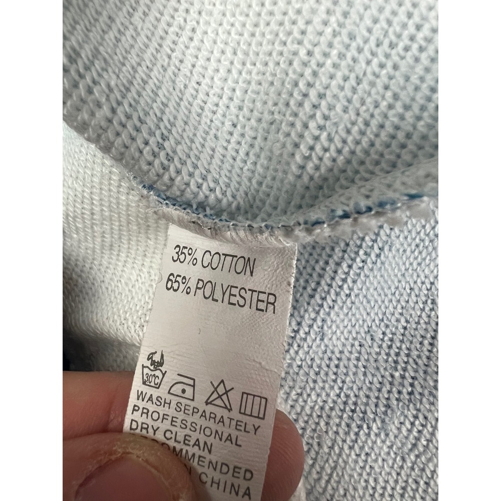 Astroworld Tie Dye Hoodie Blue White Travis Scott Tour Sweatshirt Medium Tour - Picture 5 of 6
